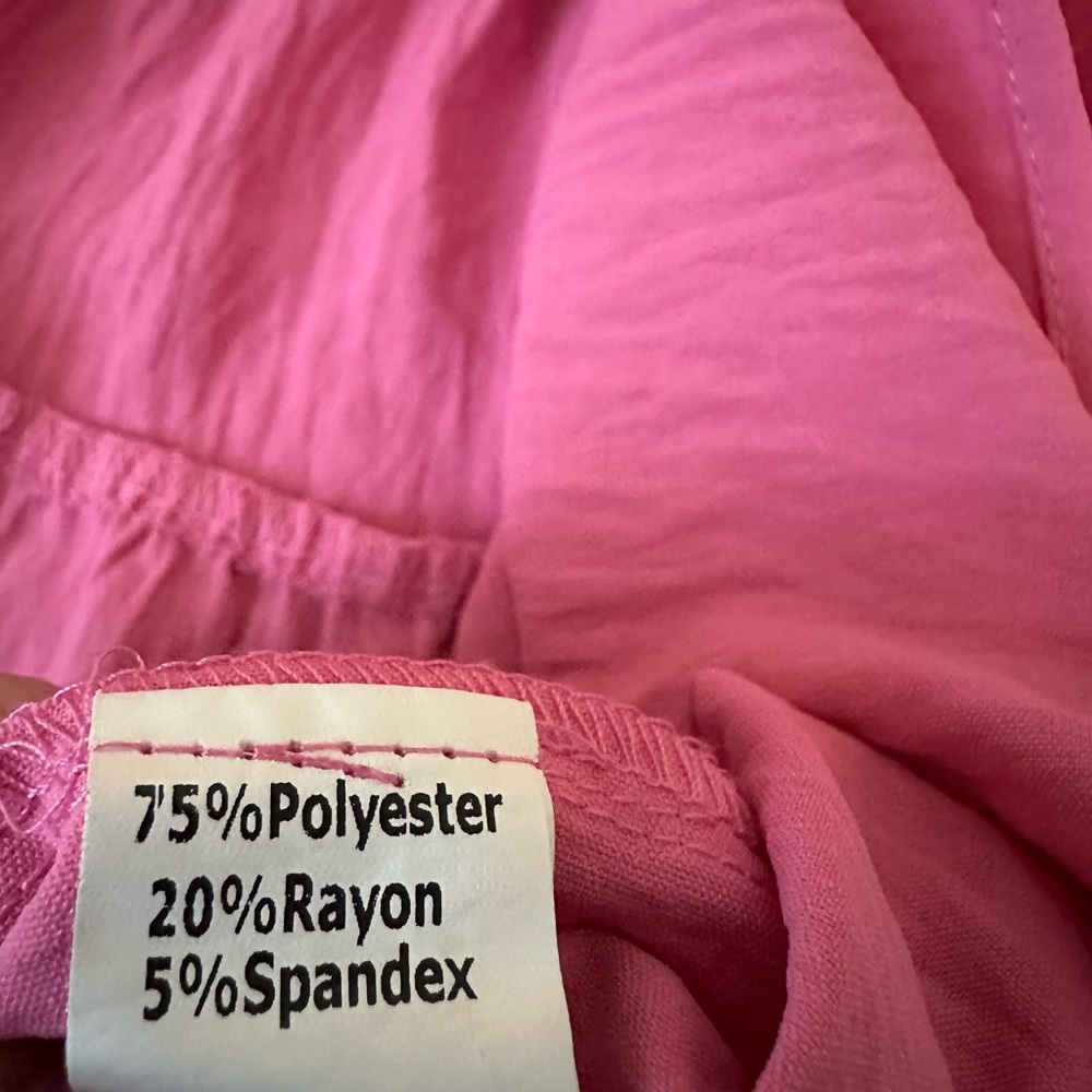 Pink Square Neck Cutout Dress - image 4